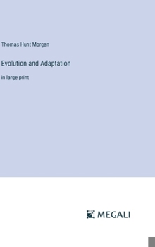 Hardcover Evolution and Adaptation: in large print Book