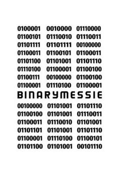Paperback Notizbuch: Programmierer Code Bin?r Nerd Geek Lustig Geschenk 120 Seiten, 6X9 (Ca. A5), Karomuster [German] Book