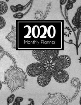 Paperback 2020 Monthly Planner: Weekly and Monthly - Jan 1, 2020 to Dec 31, 2020 - Calendar Agenda Book - January to December - Cute Appointment & Pro Book