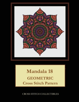 Paperback Mandala 18: Geometric Cross Stitch Pattern Book