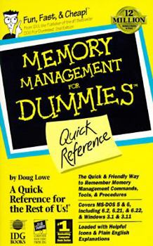 Paperback Memory Management for Dummies: Quick Reference Book