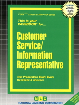 Spiral-bound Customer Service/Information Representative Book