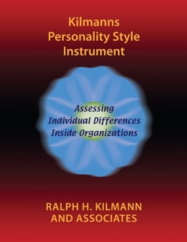 Paperback Kilmanns Personality Style Instrument Book