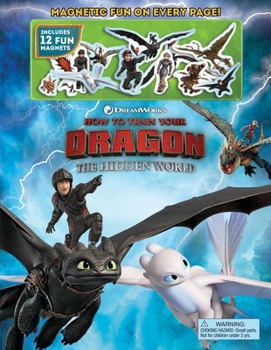 Hardcover DreamWorks How to Train Your Dragon: The Hidden World Magnetic Fun Book