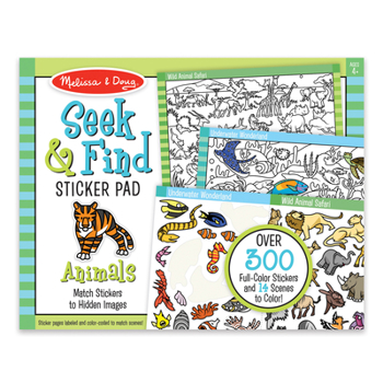 Misc. Seek & Find Sticker Pad- Animal Book