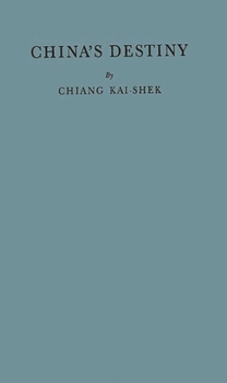 Hardcover China's Destiny Book
