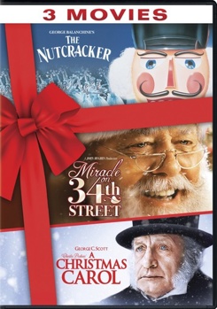 DVD The Nutcracker / Miracle on 34th Street / A Christmas Carol Book