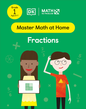 Paperback Math - No Problem! Fractions, Grade 1 Ages 6-7 Book