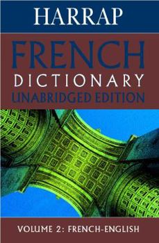 Hardcover Harrap Unabridged French Dictionary French/English Book