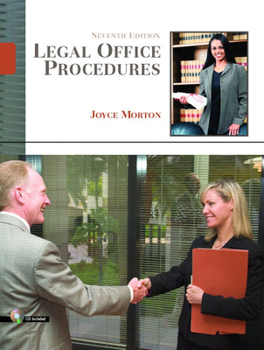 Paperback Legal Office Procedures [With CDROM] Book