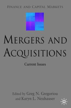 Hardcover Mergers and Acquisitions: Current Issues Book