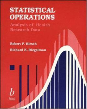 Paperback Statistical Operations: Analysis of Health Research Data Book