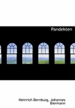 Paperback Pandekten [Large Print] Book