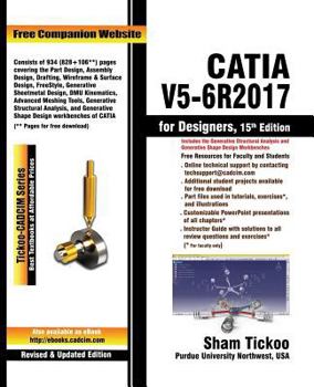 Paperback CATIA V5-6R2017 for Designers Book