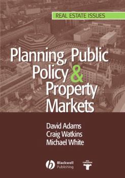 Paperback Planning, Public Policy and Property Markets Book