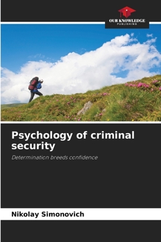 Paperback Psychology of criminal security Book