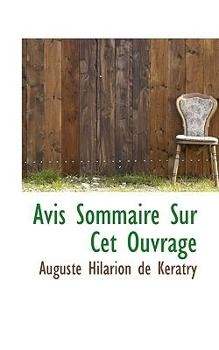Paperback Avis Sommaire Sur CET Ouvrage Book