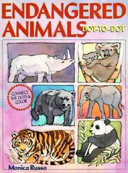 Paperback Endangered Animals Dot-To-Dot Book