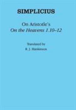 Hardcover On Aristotle's "on the Heavens 1.10-12" Book