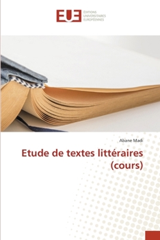 Paperback Etude de textes littéraires (cours) [French] Book