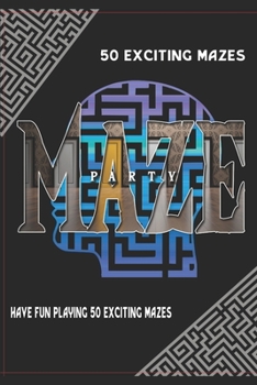 Paperback 50 Exciting Maze Party Book