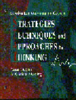 Hardcover Strategies, Techniques, and Approaches to Thinking: Case Studies in Clinical Nursing Book