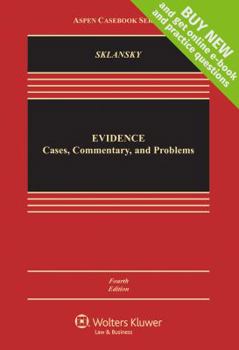 Hardcover Evidence: Cases Commentary and Problems Book