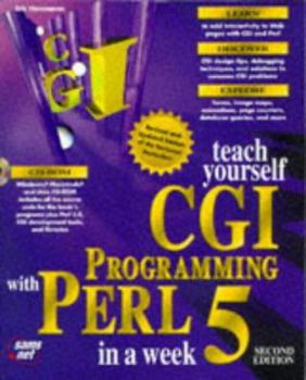 Paperback Teach Yourself CGI Programming with Perl 5 in a Week: With CDROM Book