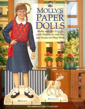 Paperback Molly's Paper Dolls [With Scence, Accessories, Outfits] Book