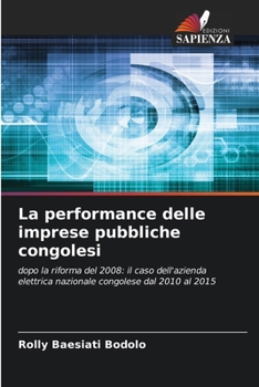 Paperback La performance delle imprese pubbliche congolesi [Italian] Book