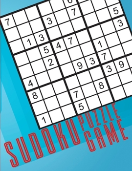 Paperback Sudoku Puzzle Game - Relax and Solve Sudoku Puzzle Book (Including Instructions): Brain Game - Sudoku Puzzle Book