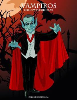 Paperback Vampiros libro para colorear 1 [Spanish] Book