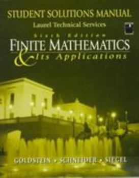 Paperback Finite Mathematics & Its Applications: Student Solutions Manual Book
