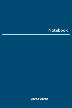 Notebook: Unlined Notebook - Blue Notebook - Large (6 x 9inches) - 120 Pages - Blue Cover