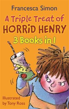 Paperback A Triple Treat of Horrid Henry Book