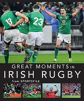 Hardcover Great Moments in Irish Rugby Book