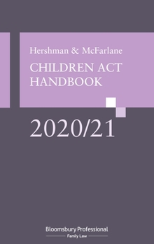 Paperback Hershman and McFarlane: Children ACT Handbook 2020/21 Book