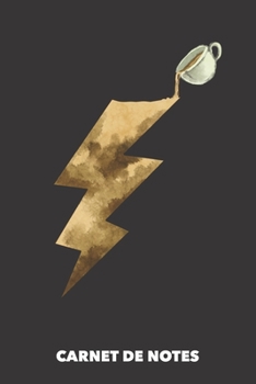 Paperback Carnet de Notes: La puissance du caf? A5 pointill? / grille de points - 120 pages pour amateurs de caf? (noir) [French] Book