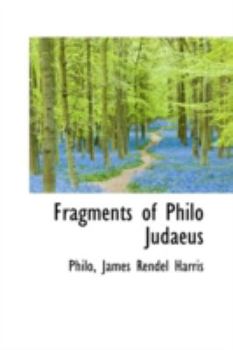 Paperback Fragments of Philo Judaeus Book