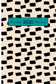 2020 Weekly Planner: Preppy Abstract Planner 6 x 9 inch 150 Pages Year Months Weeks Calendar, Schedule, and Organizer plus Dot Grid Pages (January 2020 - December 2020) (Preppy Abstract Planners)