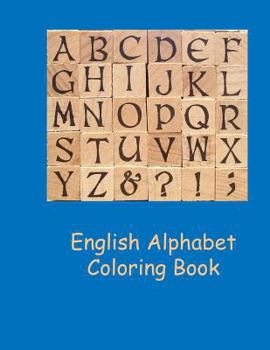 Paperback English Alphabet Coloring Book