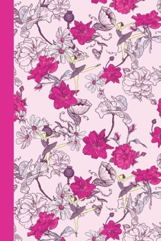 Paperback Journal: Flower Dancers (Pink) 6x9 - LINED JOURNAL - Writing journal with blank lined pages Book