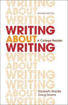 Paperback Writing about Writing: A College Reader [Large Print] Book