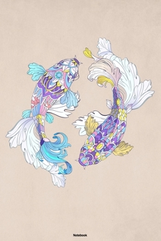 Notebook: Koi Fish Polygon Animal Journal Abstract Geometric Pattern Composition Book Colorful Shapes Gift