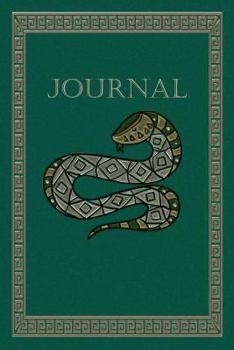 Paperback Green Snake Journal: Lined Notebook 6 x 9 in (15.2 x 22.9 cm) Book