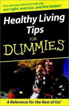 Paperback Healthy Living Tips for Dummies Book