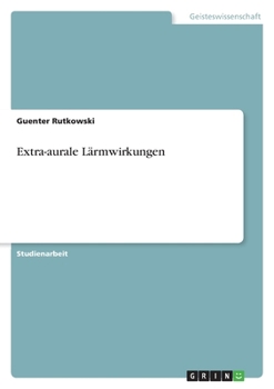 Paperback Extra-aurale Lärmwirkungen [German] Book