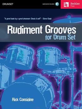 Paperback Rudiment Grooves for Drum Set Book