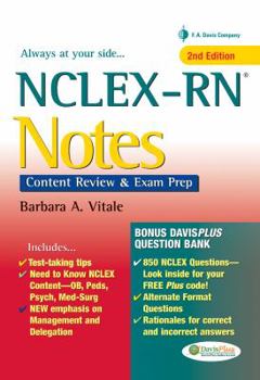 Spiral-bound Nclex-RN Notes: Content Review & Exam Prep Book