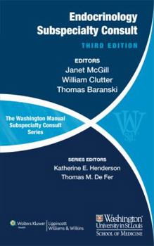 Paperback The Washington Manual of Endocrinology Subspecialty Consult Book